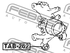 Сайлентблок TAB-262 FEBEST