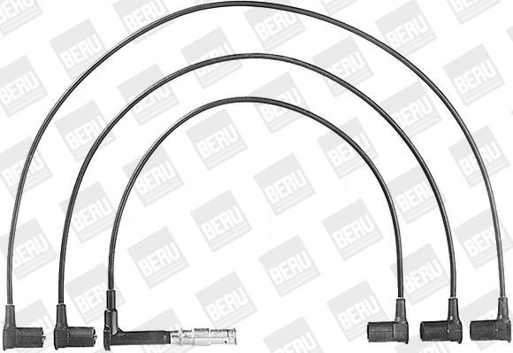 Ккомплект проводов зажигания ZEF598 BERU