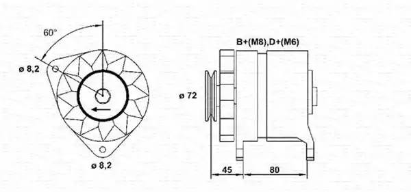 Генератор 943356652010 MAGNETI MARELLI