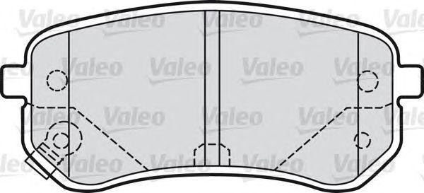 Комплект тормозных колодок, диско 598706 VALEO PHC