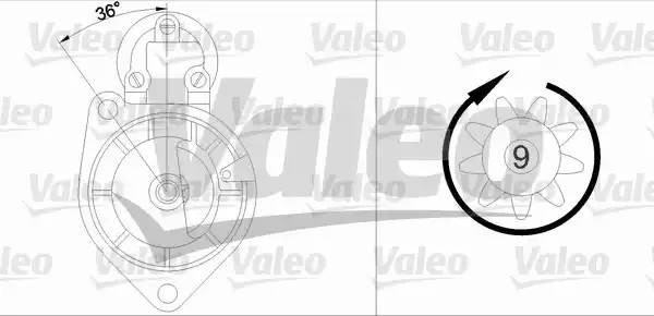 Стартер 436083 VALEO PHC