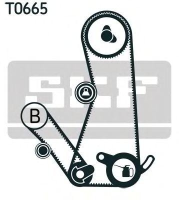 Комплект ремня ГРМ VKMA95016 SKF