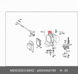 Гидроагрегат, тормозная система A 000 446 67 89 MERCEDES BENZ