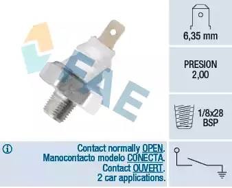 Датчик давления масла 12940 FAE