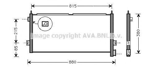 Конденсатор, кондиционер VL5025 AVA