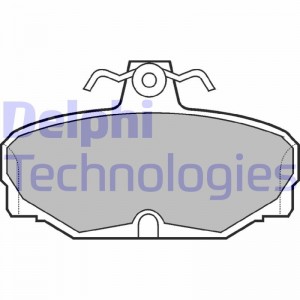 Комплект тормозных колодок, диско LP507 DELPHI