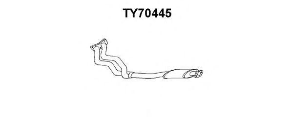 Предглушитель выхлопных газов TY70445 VENEPORTE