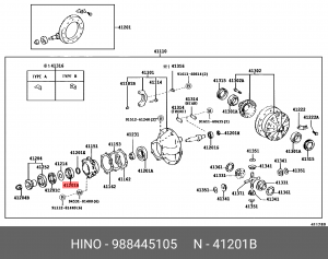 Деталь 988445105 HINO