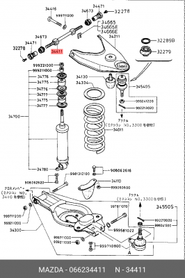 Деталь 066234411 MAZDA