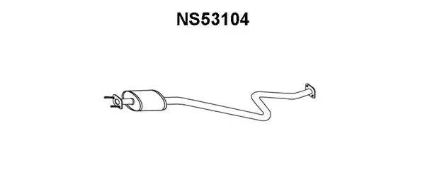 Предглушитель выхлопных газов NS53104 VENEPORTE