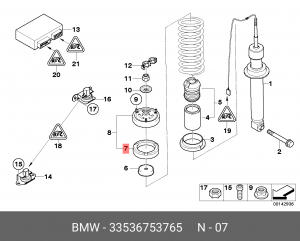 Тарелка опоры амортизатора 33 53 6 753 765 BMW