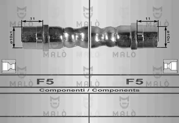 Тормозной шланг 8905 MALO