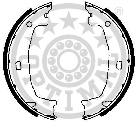 Комплект тормозных колодок BB-7221 OPTIMAL