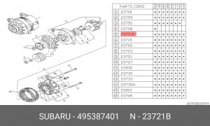 Деталь 495387401 SUBARU