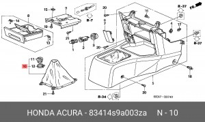 Деталь 83414S9A003ZA HONDA
