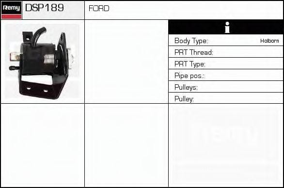 Гидравлический насос, рулевое управление DSP189 DELCO REMY