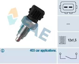 Выключатель, фара заднего хода 40660 FAE