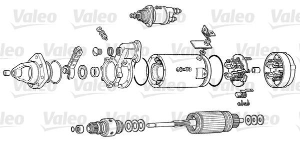 Стартер D13HP607 VALEO PHC