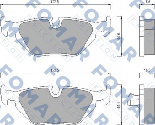 Колодки тормозные дисковые 51469881 ROULUNDS BRAKING