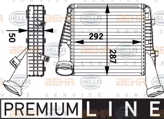 Интеркулер 8ML 376 729-561 HELLA