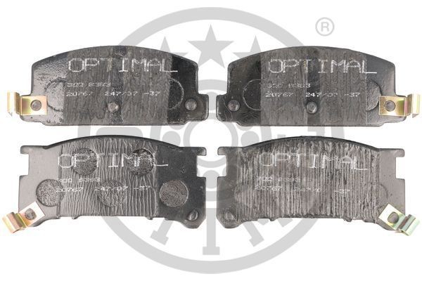 Комплект тормозных колодок, диско 9393 OPTIMAL