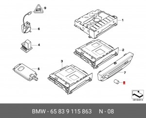 Деталь 65 83 9 115 863 BMW
