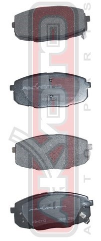 Колодки тормозные дисковые AKD-0373 AKYOTO