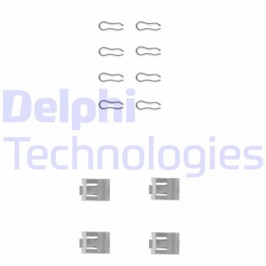 Комплектующие, колодки дискового тормоза LX0075 DELPHI
