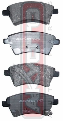 Колодки тормозные дисковые AKD-9803 AKYOTO