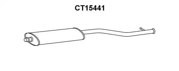 Предглушитель выхлопных газов CT15441 VENEPORTE