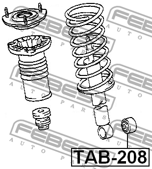 Сайлентблок - втулка амортизатора подвески TAB-208 FEBEST