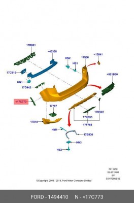 Деталь 1 494 410 FORD