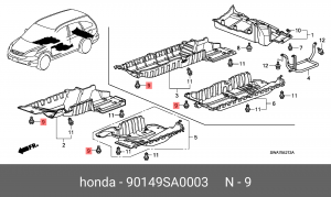 Деталь 90149SA0003 HONDA