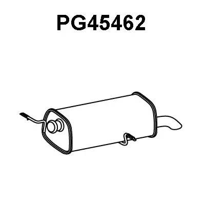 Глушитель выхлопных газов конечный PG45462 VENEPORTE