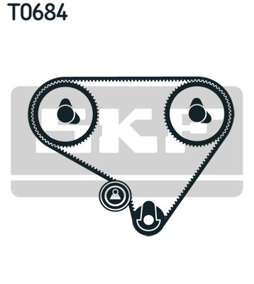 Комплект ремня ГРМ VKMA92004 SKF