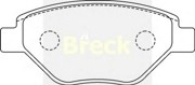 Комплект тормозных колодок, диско 2393400 BRECK