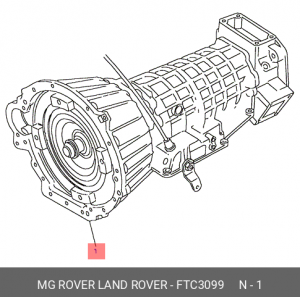 Автоматическая коробка передач FTC3099 LAND ROVER