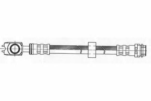 Тормозной шланг FHY2446 FERODO
