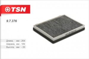 Фильтр салона 9.7.376 TSN