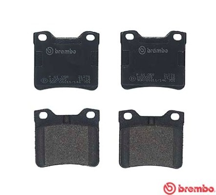 Комплект тормозных колодок, диско P61058 BREMBO