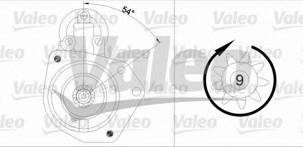 Стартер 455728 VALEO PHC