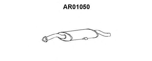 Глушитель выхлопных газов конечный AR01050 VENEPORTE