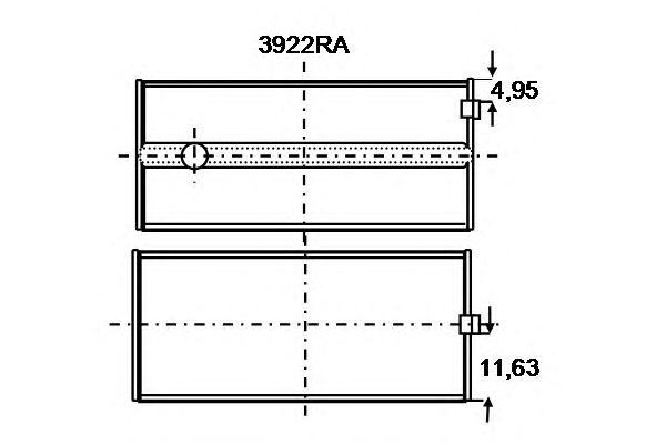 Подшипник 3922RA GLYCO