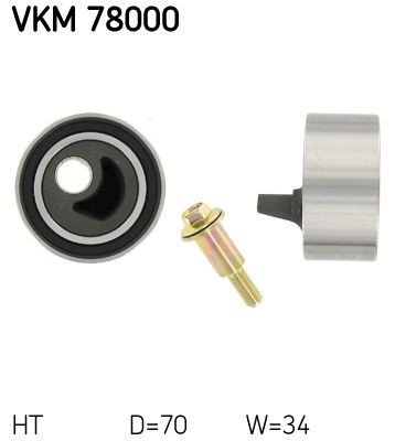 Натяжной ролик, ремень ГРМ VKM78000 SKF