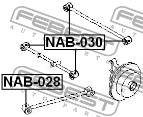 Сайлентблок NAB-028 FEBEST
