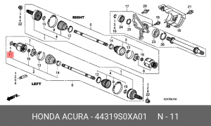 Деталь 44319S0XA01 HONDA