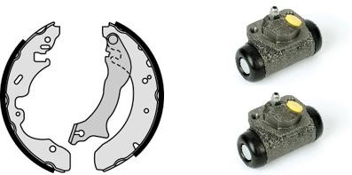 Комплект тормозных колодок H 24 039 BREMBO