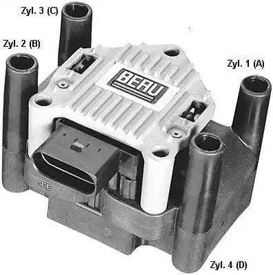 Катушка зажигания ZSE003 BERU