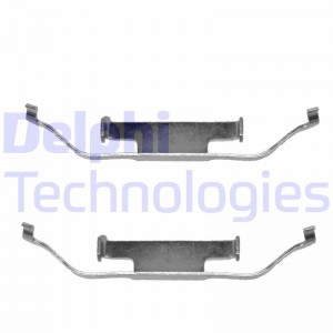 Комплектующие, колодки дискового тормоза LX0136 DELPHI