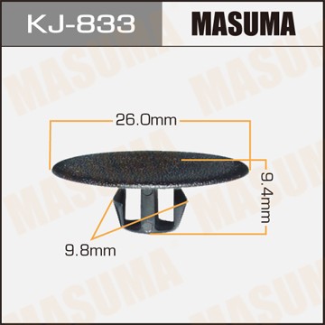 Клипса крепежная KJ833 MASUMA